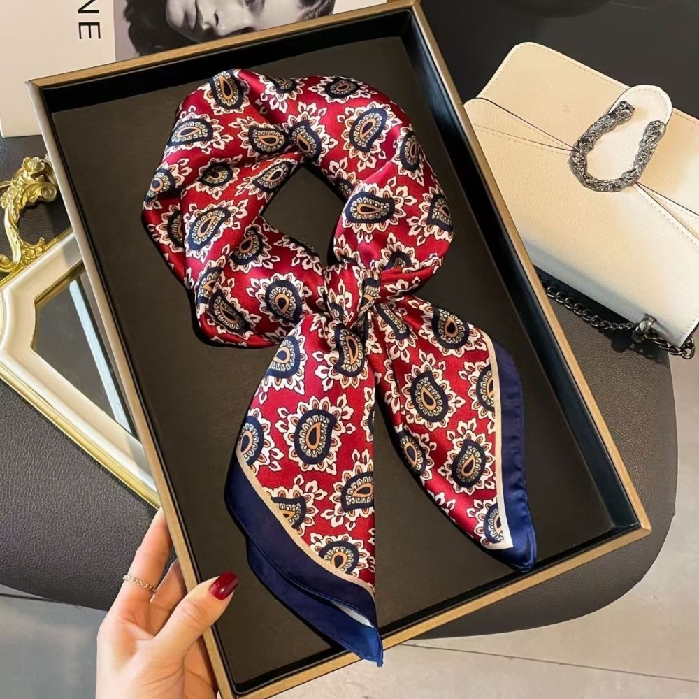 Handkerchief Cotton Men - Stylowy męski kwadratowy szalik w brytyjskim