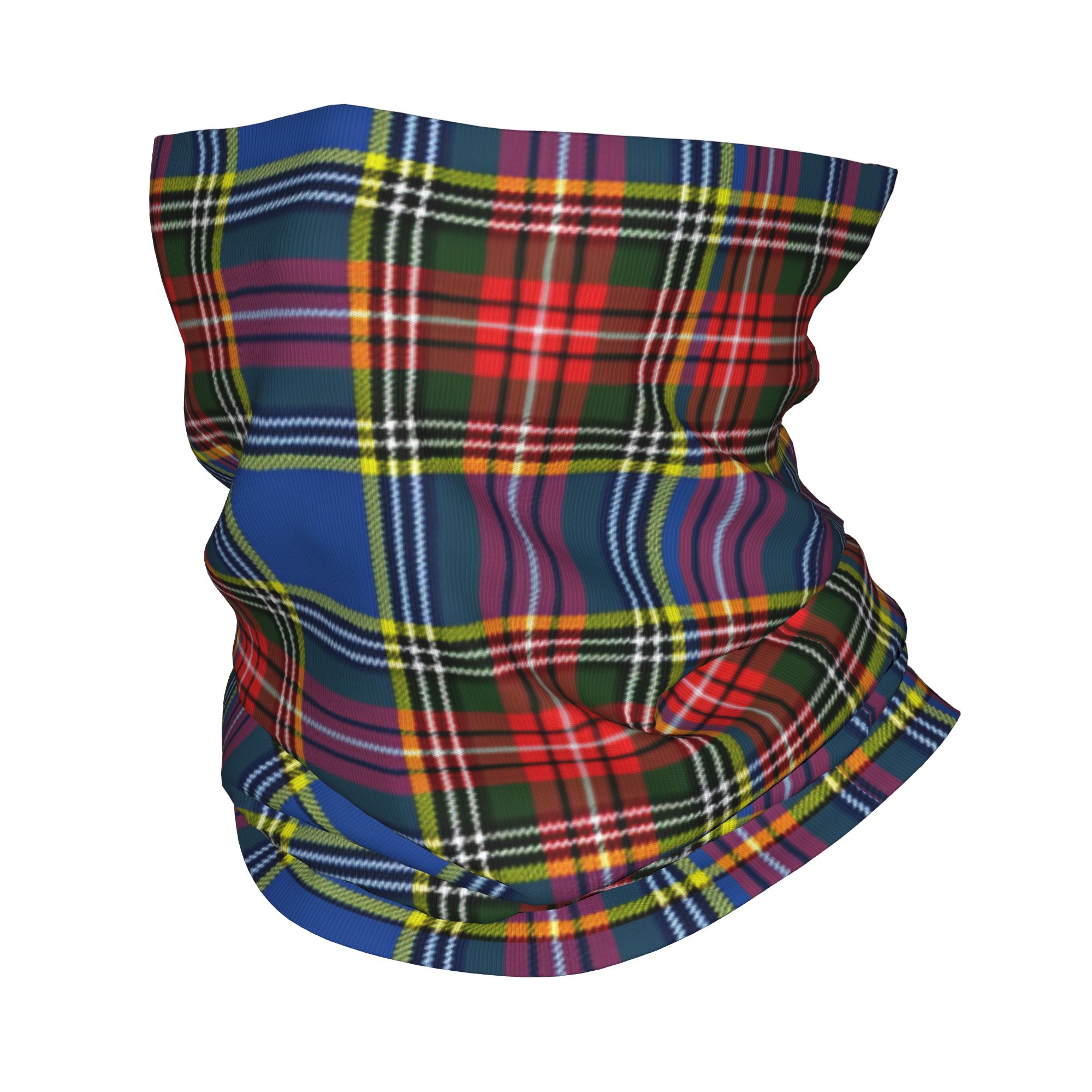 Neck Warmer Tube - Opaska na głowę z wzorem tartanu