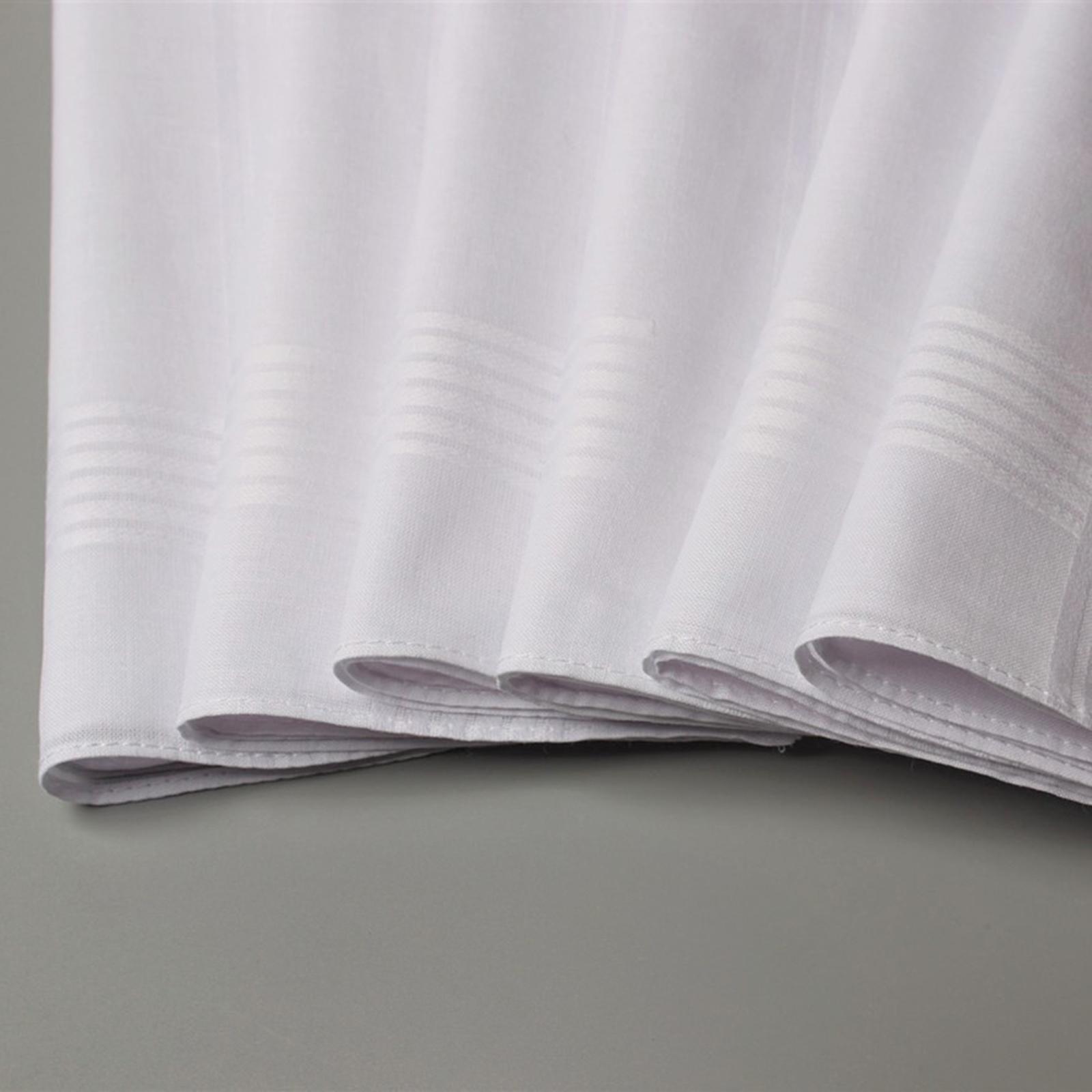 Handkerchief Cotton Men - Zestaw 6 męskich chusteczek do nosa,