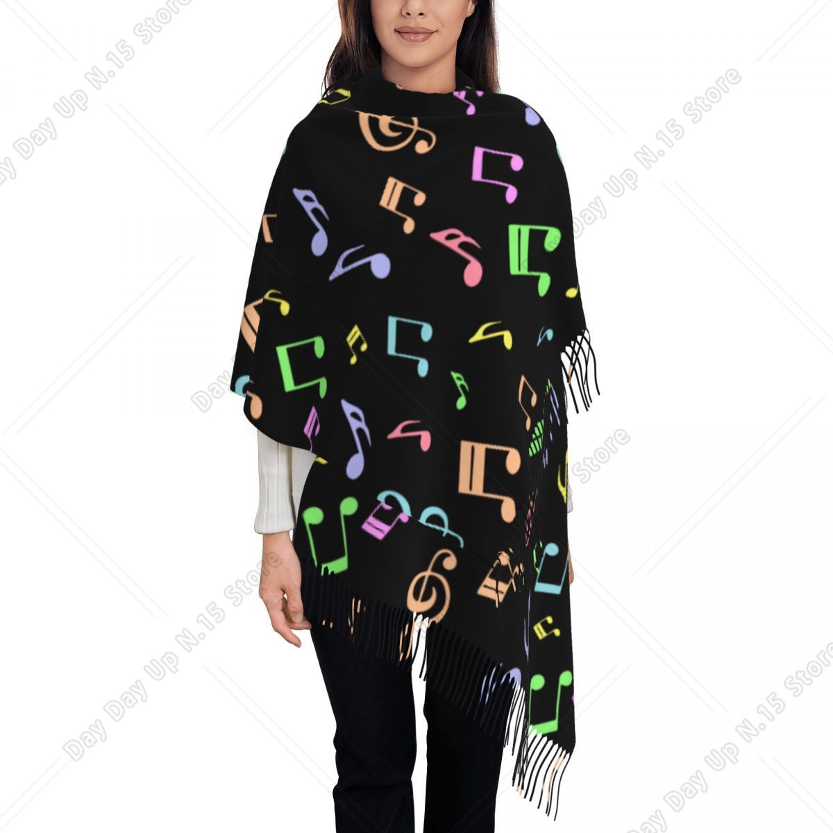 Uroczy i kolorowy szal z motyw – Pashmina Wrap Large recenzja i cena