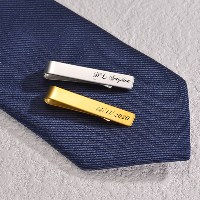 Spinki do krawatów z wygrawero – Tie Bar Set Gift recenzja i cena