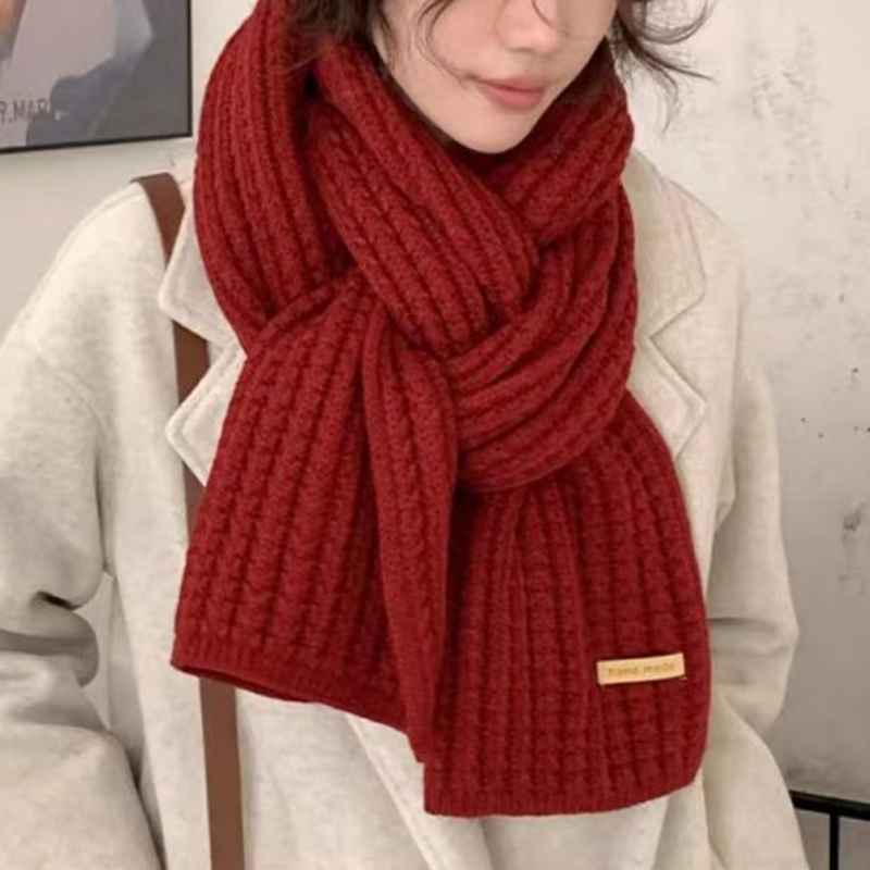 Gruby szal z dzianiny kabelowe – Muffler Men Wool recenzja i cena