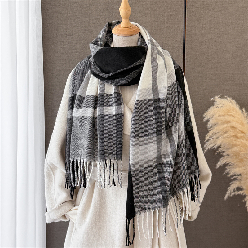Damski szal w szkocką kratę z  – Pashmina Wrap Large recenzja i cena