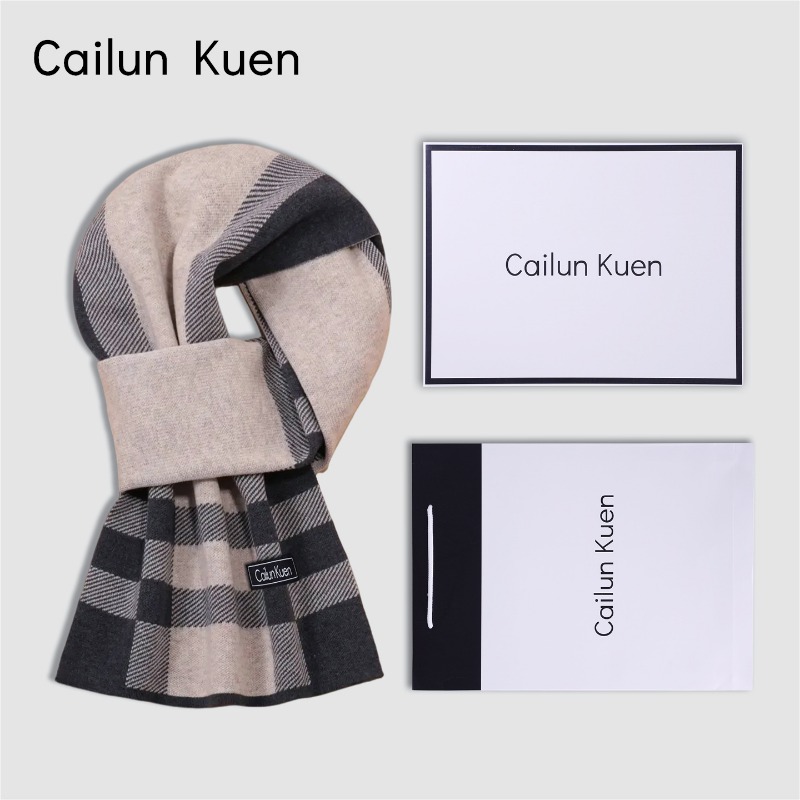Nowy męski uniwersalny szal z  – Muffler Men Wool recenzja i cena