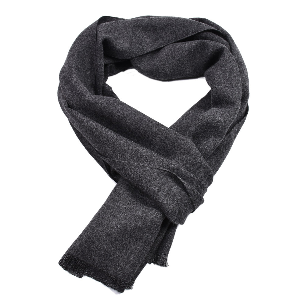 Jednokolorowy szalik z kaszmir – Muffler Men Wool recenzja i cena