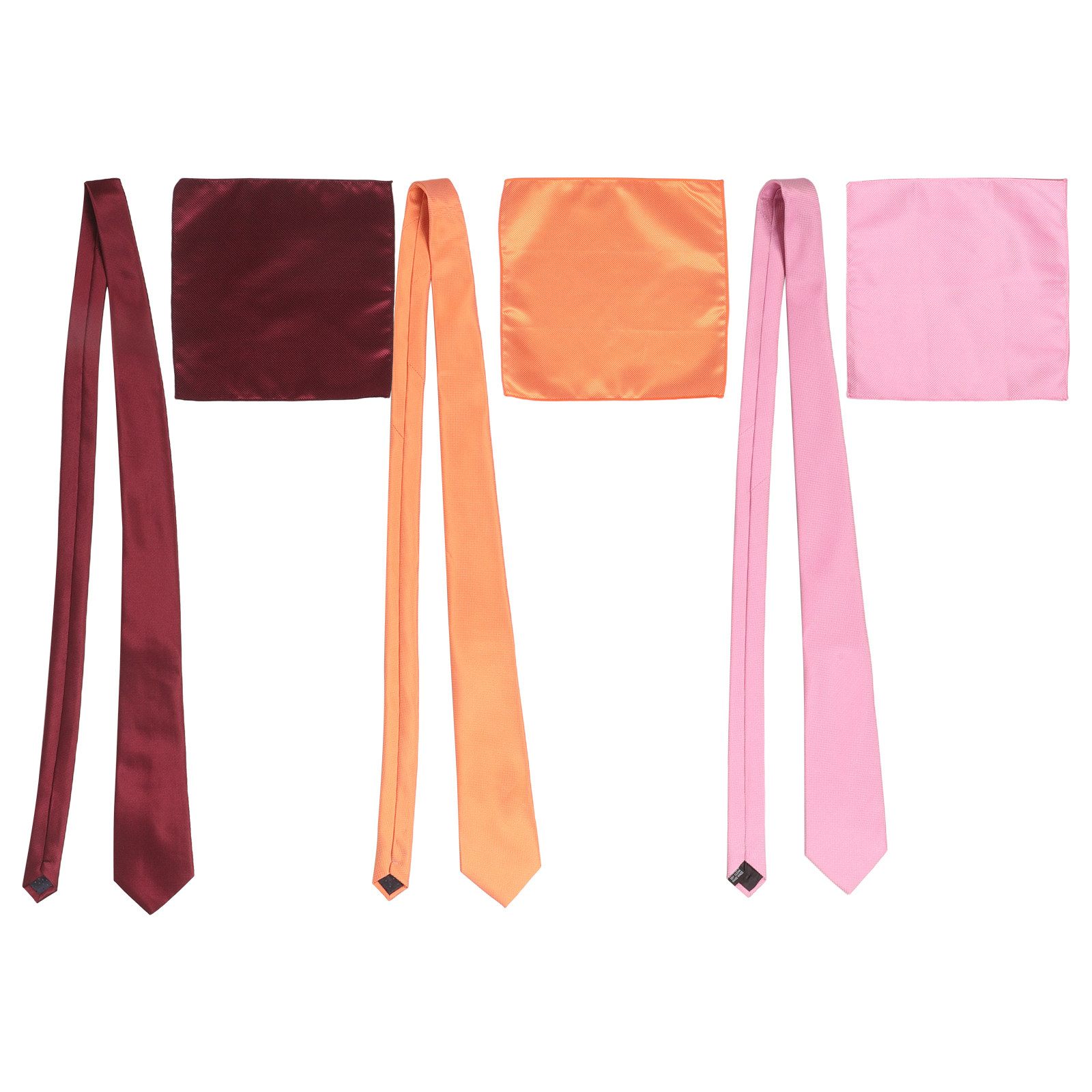 Męski zestaw: krawat jednolity – Pocket Square Set recenzja i cena