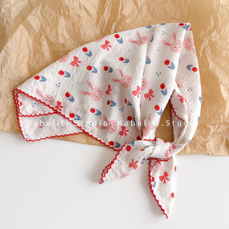 Kwadratowa chusta z bawełny i  – Ascot Neck Scarf recenzja i cena