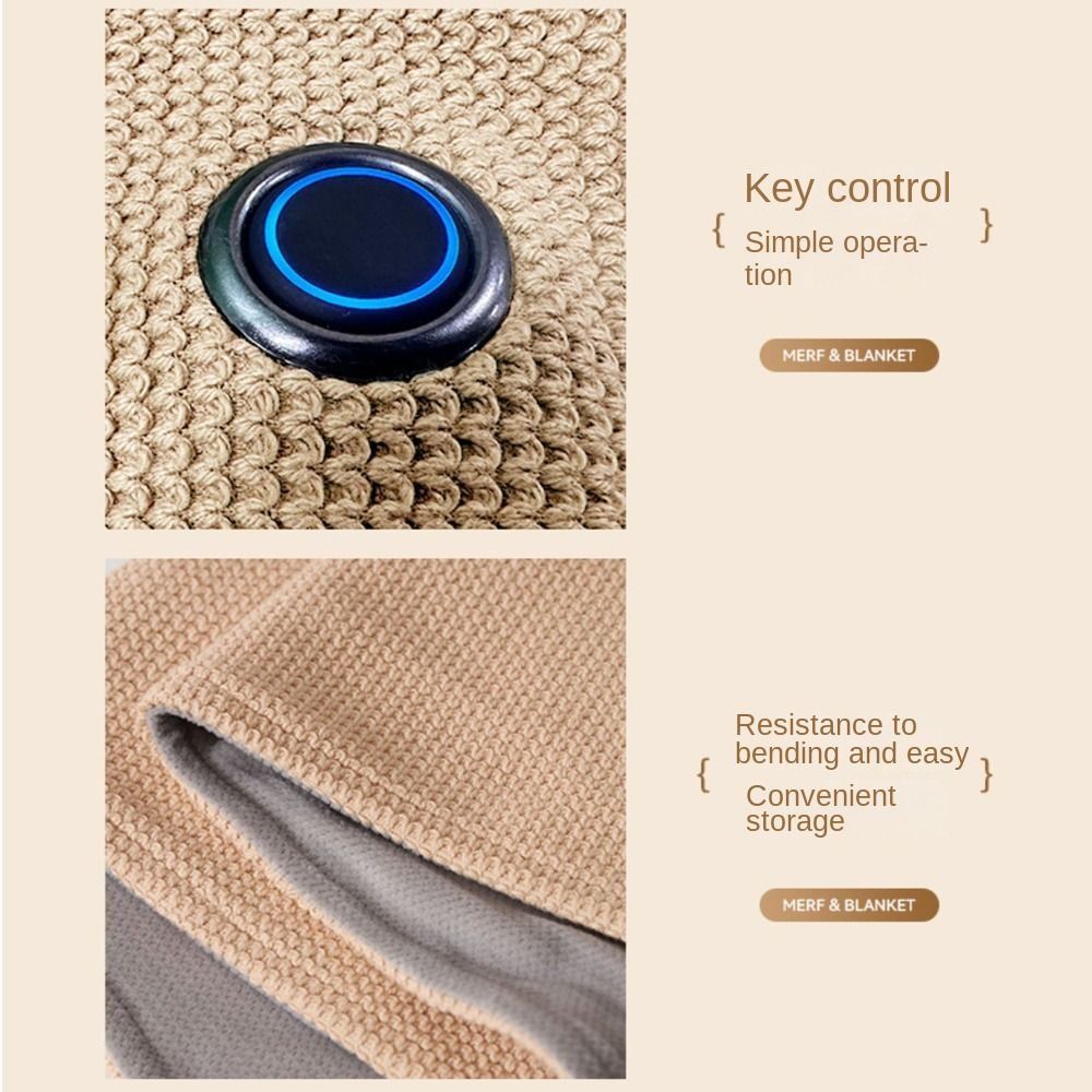 Modna, elektryczna kocowa narz – Woven Scarf Blanket recenzja i cena