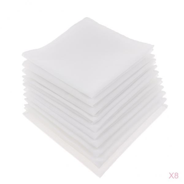 Białe bawełniane chusteczki do – Handkerchief Cotton Men recenzja i cena