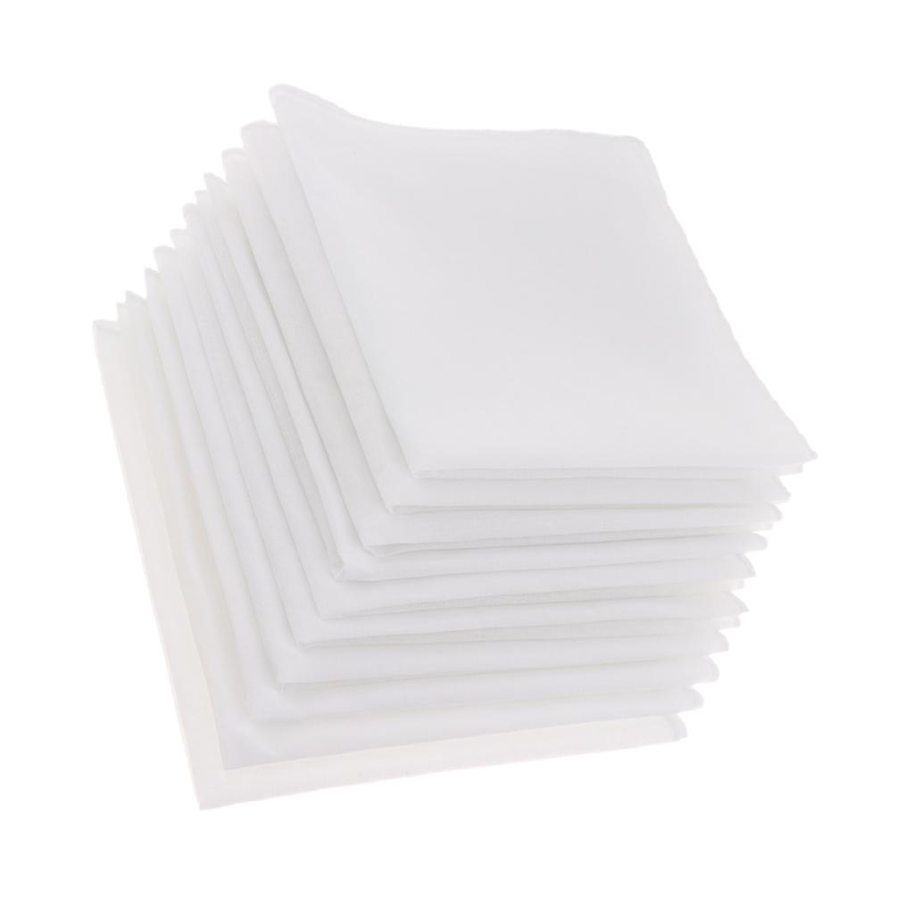 Białe bawełniane chusteczki do – Handkerchief Cotton Men recenzja i cena