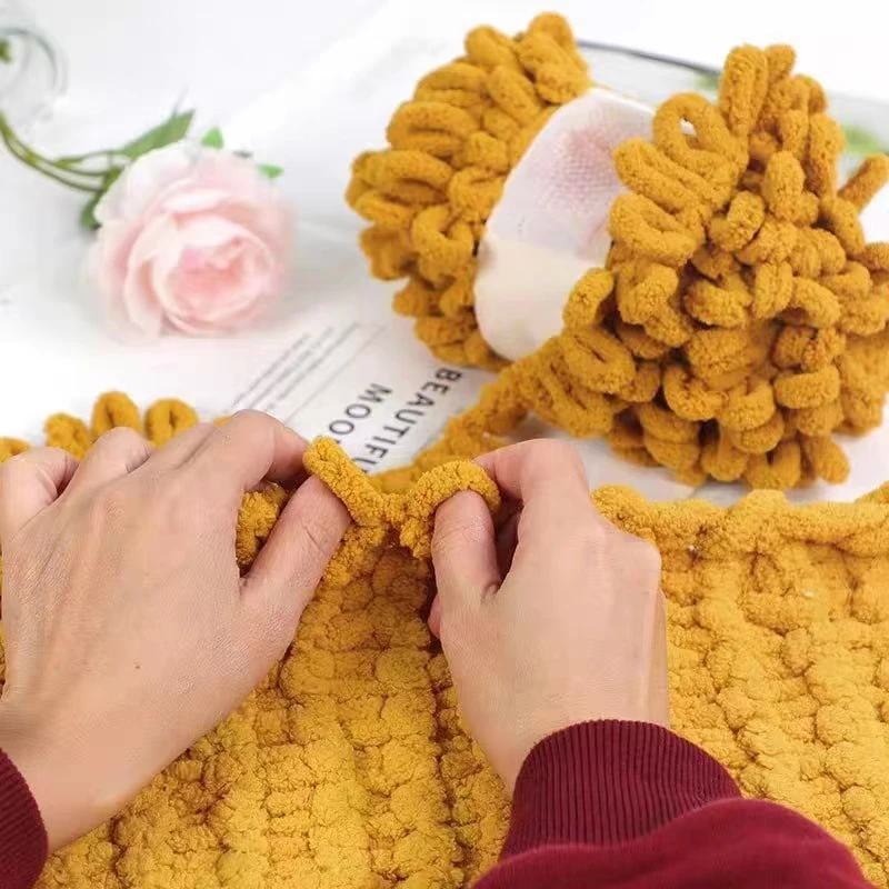 100g/kulka przędza z pętelką n – Woven Scarf Blanket recenzja i cena