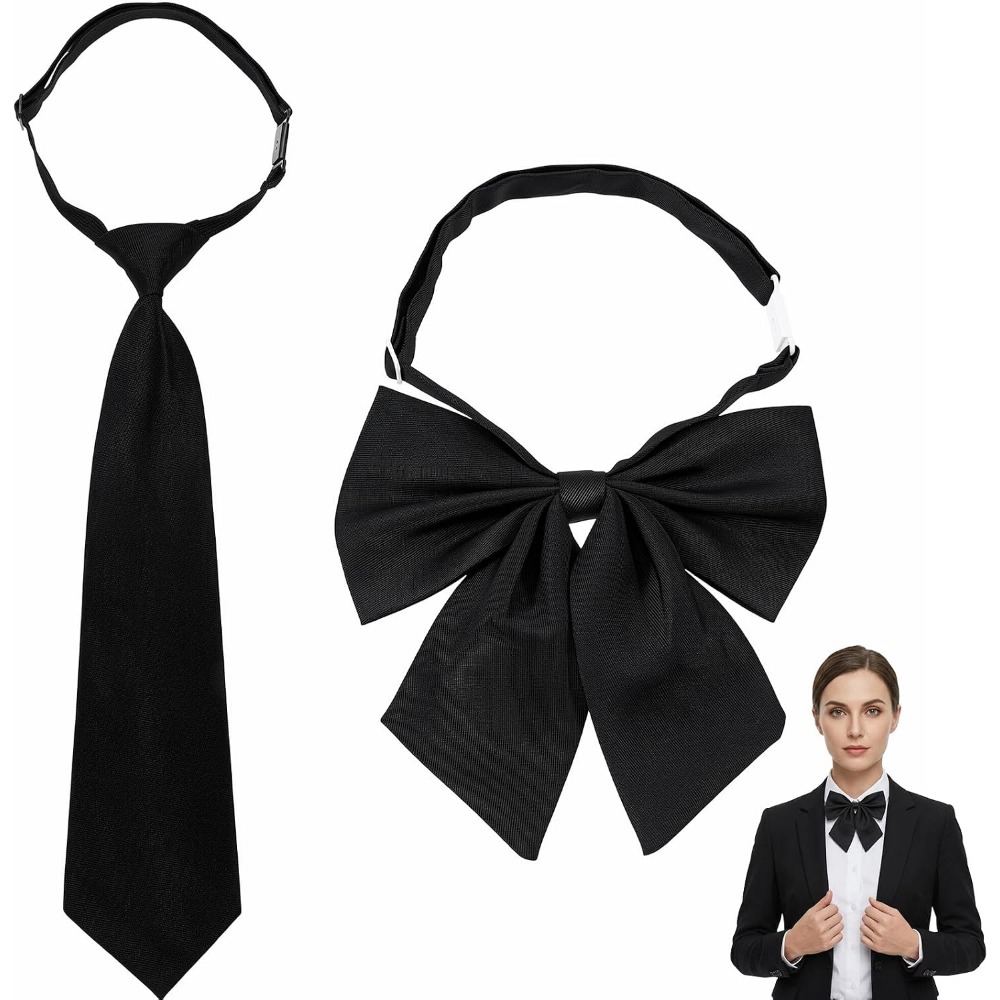 Czarne muchy z kokardą dla kob – Bow Tie Pre Tied recenzja i cena