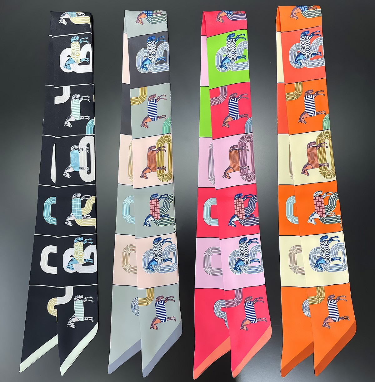 Jedwabne szaliki na szyję Skin – Ascot Neck Scarf recenzja i cena