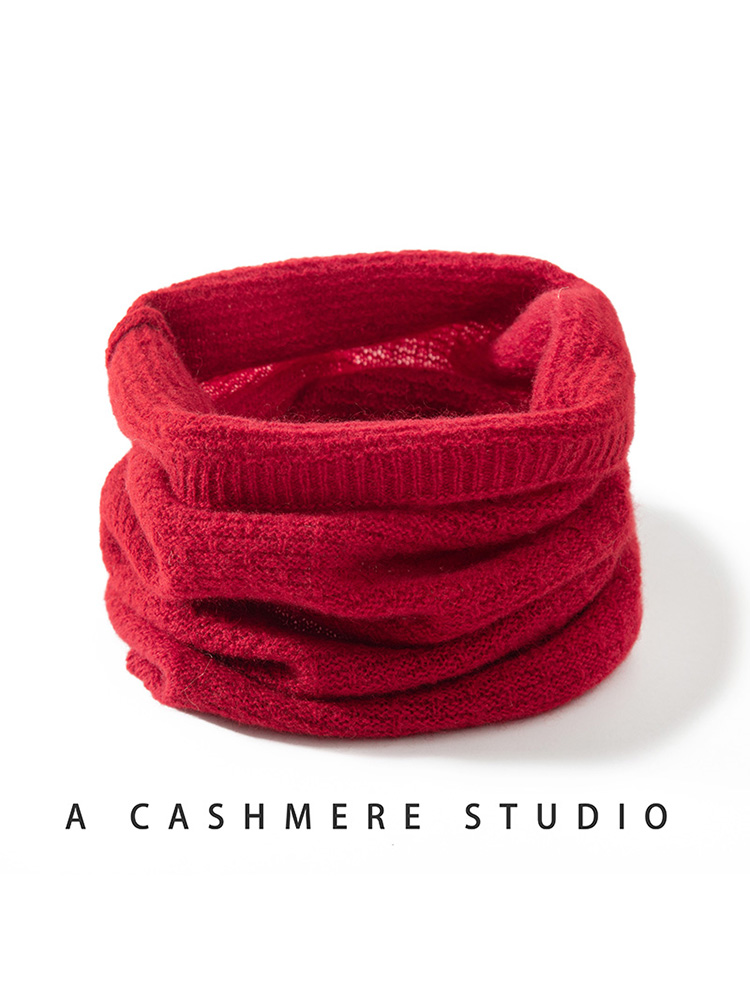 100% Czysty Kaszmirowy Komin z – Infinity Scarf Knit recenzja i cena