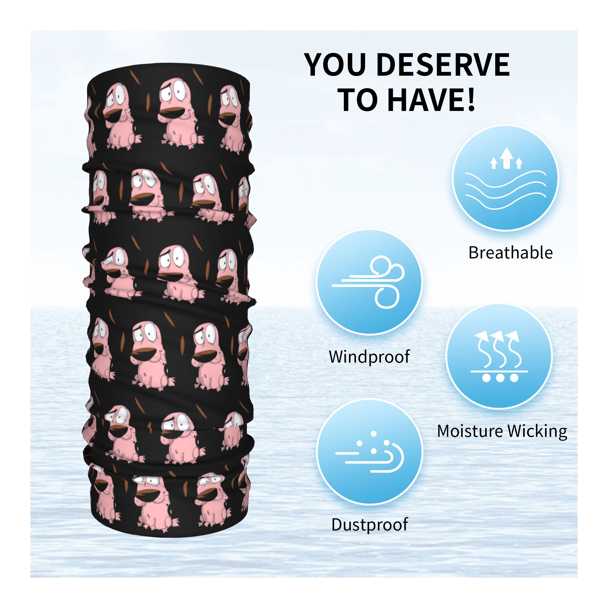 Opaska na głowę zimowa z motyw – Neck Warmer Tube recenzja i cena
