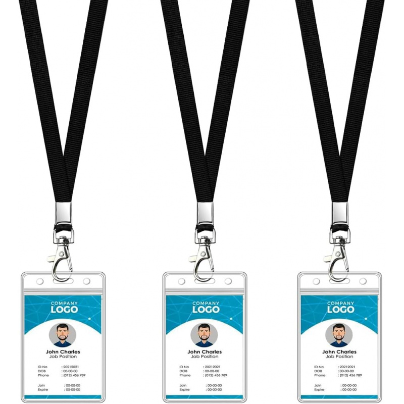 3 sztuki smyczy do identyfikat – Lanyard Badge Holder recenzja i cena