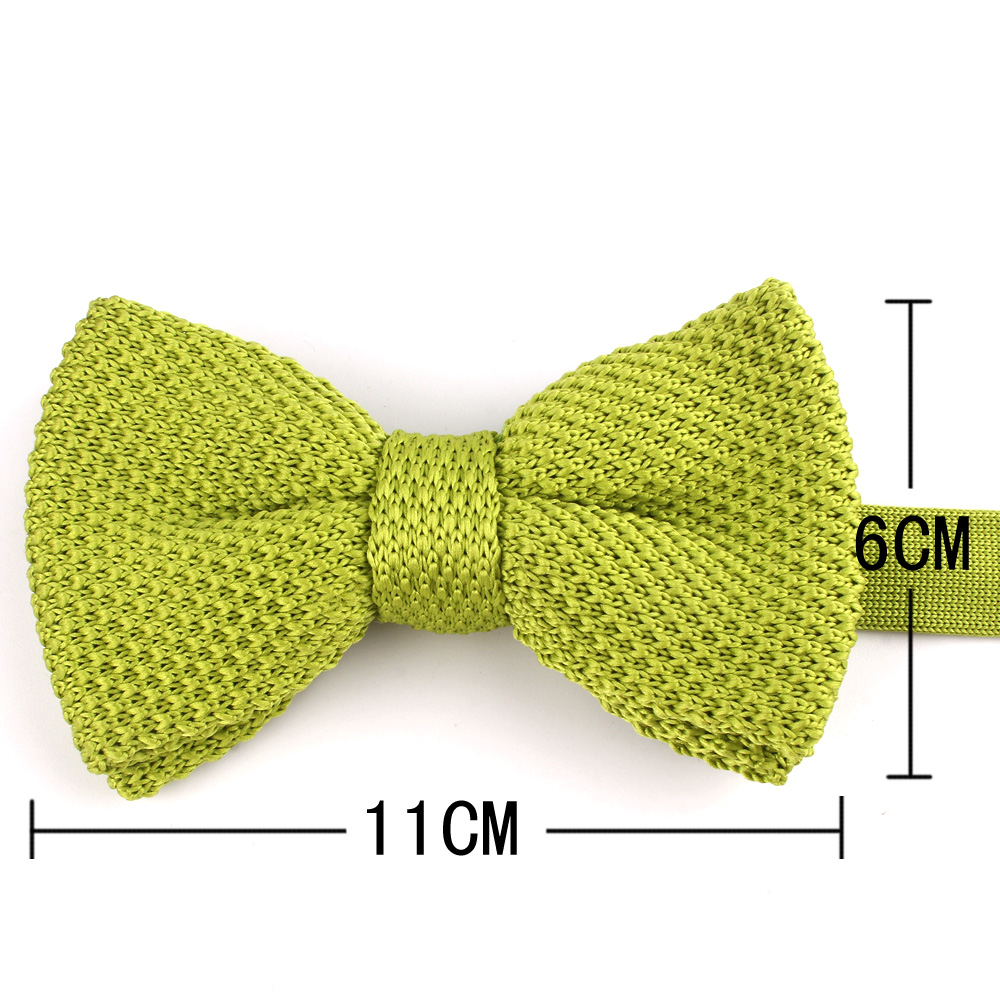 Nowi mężczyźni solidna dzianin – Bow Tie Pre Tied recenzja i cena