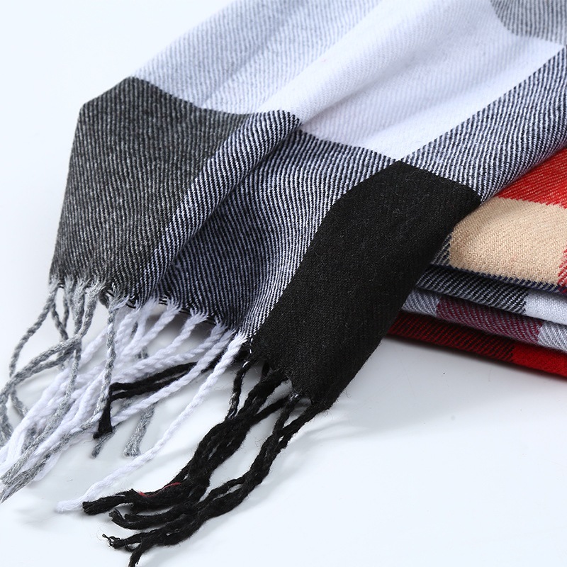 Zimowy szalik męski w kratę sz – Muffler Men Wool recenzja i cena