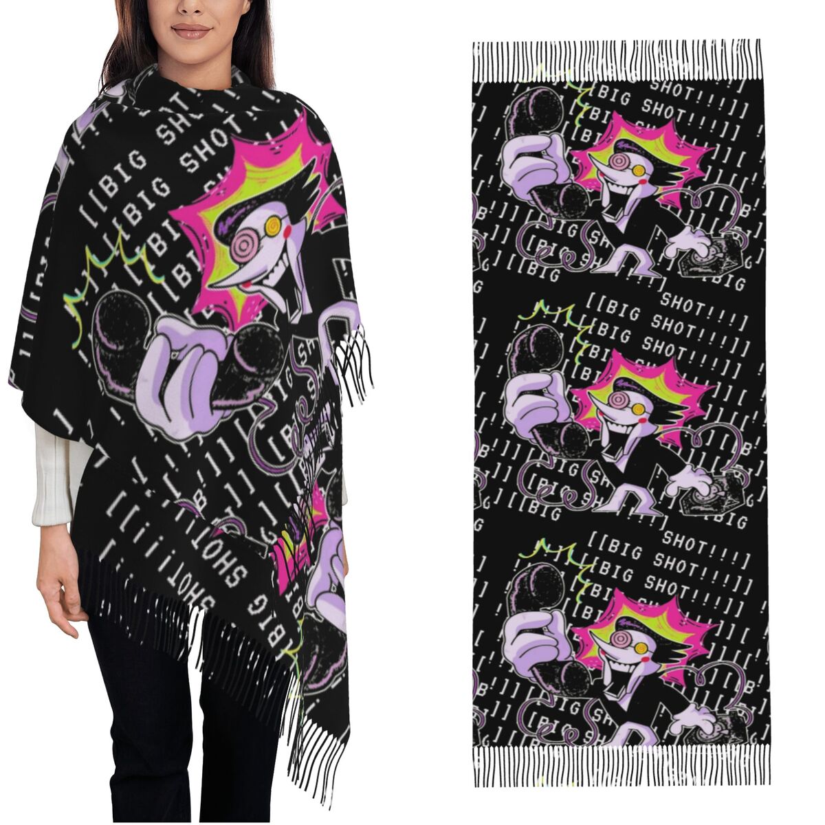 Szal Deltarune dla Kobiet Zimo – Pashmina Wrap Large recenzja i cena
