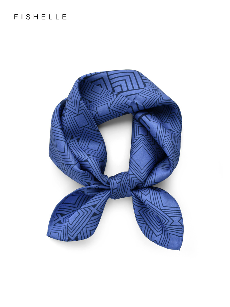 Chiński klasyczny niebieski bi – Ascot Neck Scarf recenzja i cena