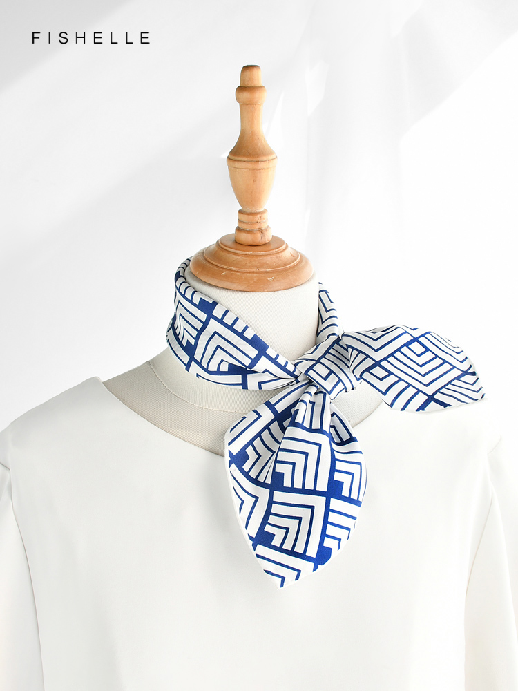 Chiński klasyczny niebieski bi – Ascot Neck Scarf recenzja i cena