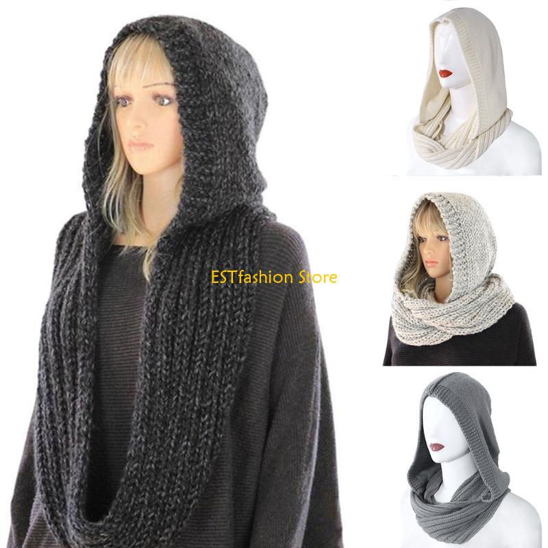 Y5GC Damski zimowy dzianinowy  – Infinity Scarf Knit recenzja i cena