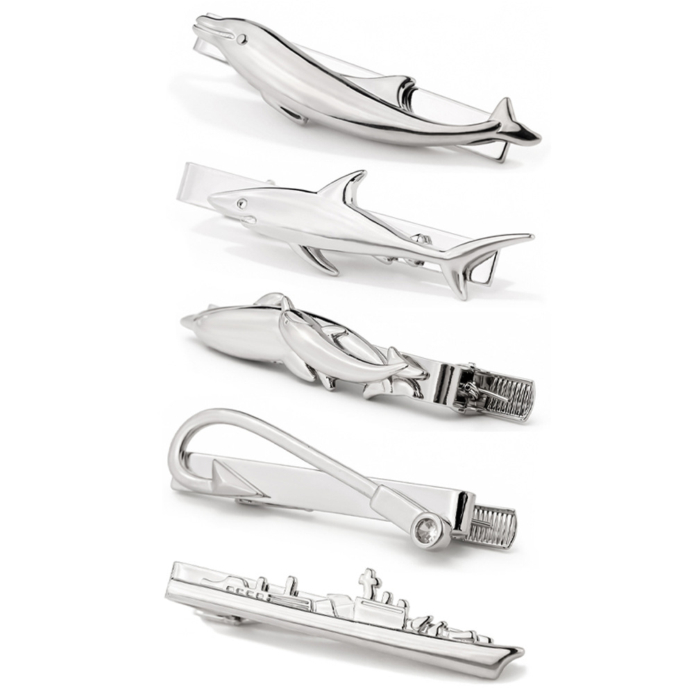Kreatywny męski srebrny klips  – Tie Clip Silver recenzja i cena
