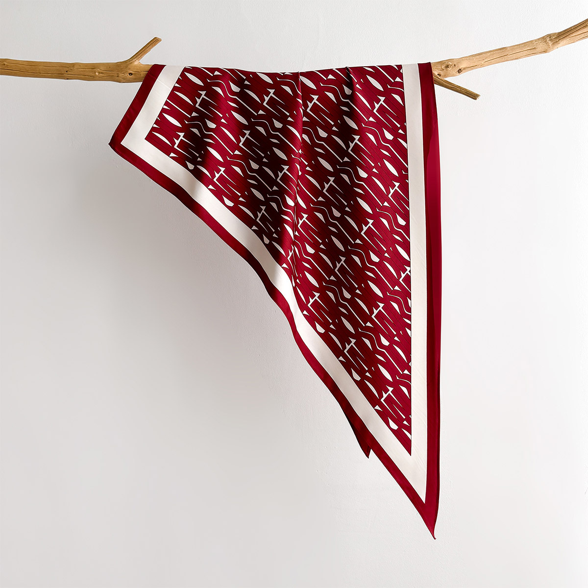 Wiosenna kwadratowa chusta z n – Silk Neck Scarf recenzja i cena