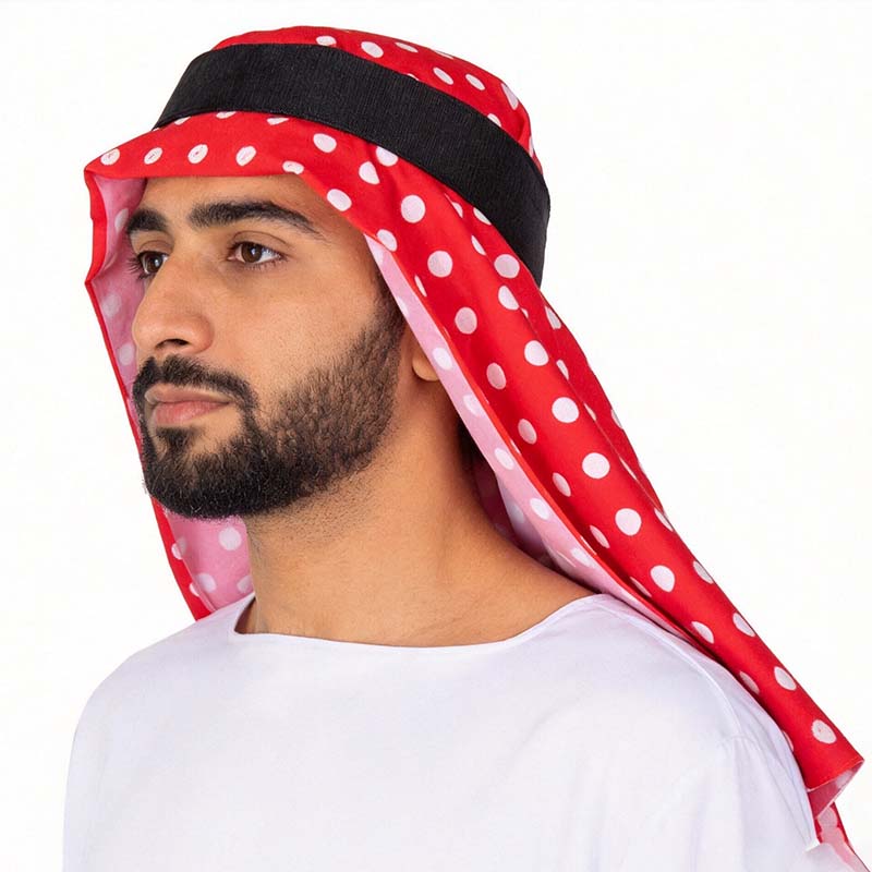 Tradycyjny arabski strój, arab – Ascot Neck Scarf recenzja i cena