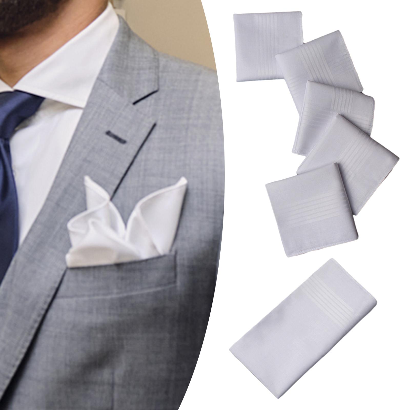 Zestaw 6 męskich chusteczek do – Handkerchief Cotton Men recenzja i cena