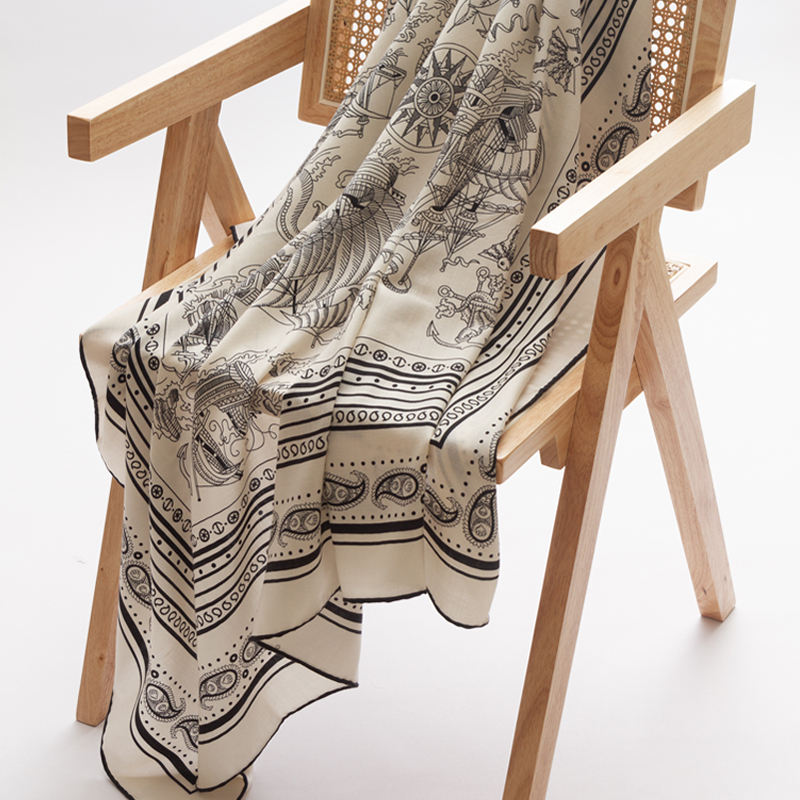 Wełniana Jedwabna Apaszka Dams – Pashmina Wrap Large recenzja i cena