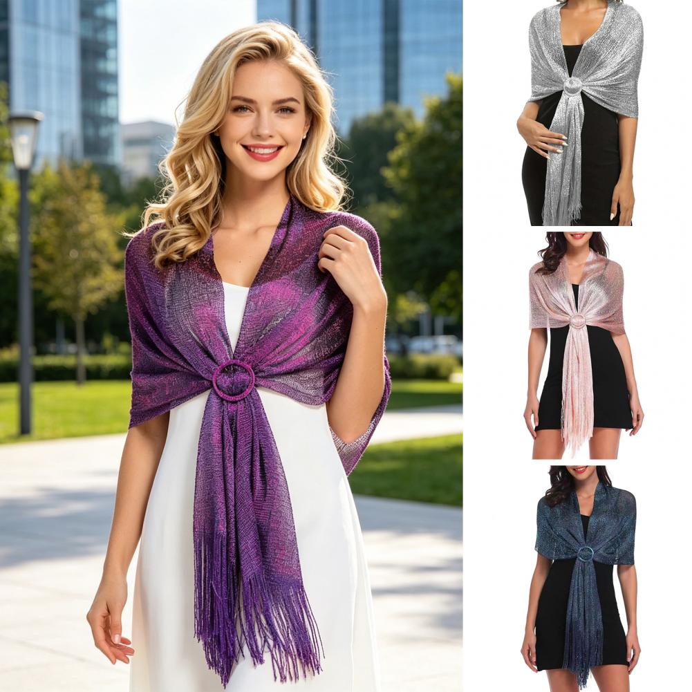 Szal dla druhny, błyszcząca ch – Stole Wedding Shawl recenzja i cena